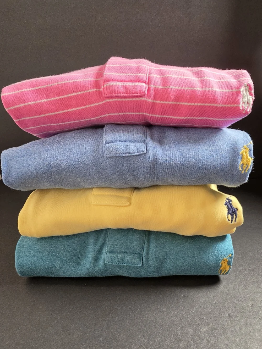 Ralph Lauren Mens Polo Stack - Pink, Light Blue, Yellow, Teal
